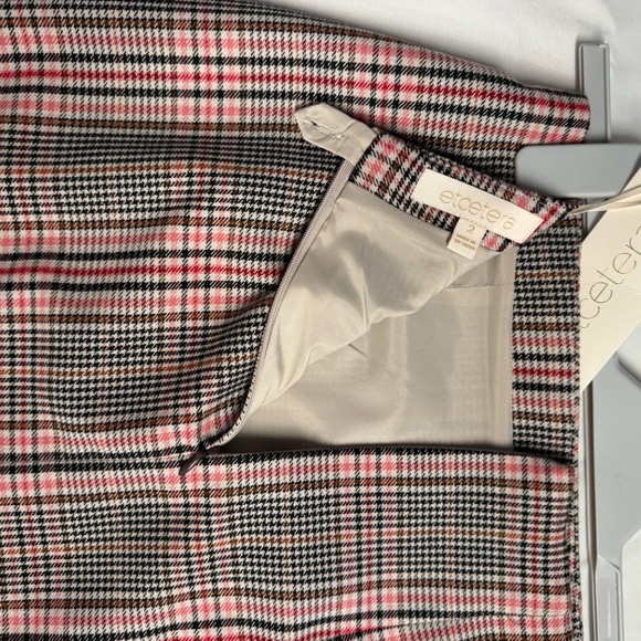 NWT Etcetera Balmoral Suiting Skirt- Size 2. (Also selling matching suit jacket) - Picture 4 of 4